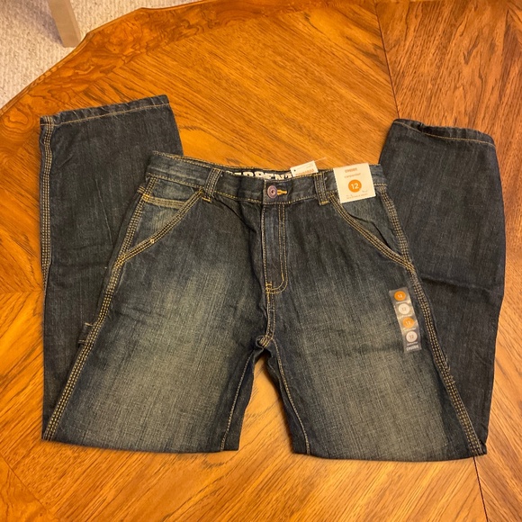 👖 GYMBOREE boys Carpenter jeans - size 12 - Picture 1 of 7